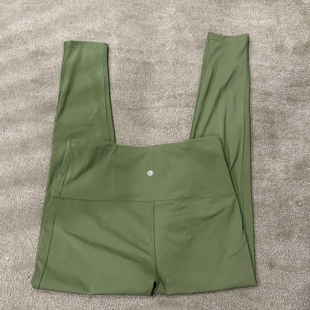 Forest Green High-Waisted Leggings